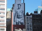 David Beckham v nad�ivotn� velikosti na Manhattanu