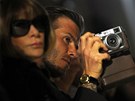 Anna Wintourov� a David Beckham na m�dn� p�ehl�dce jeho man�elky Victorie (12.