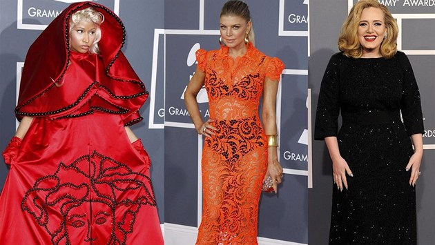 Nicki Minaj, Fergie, Adele na p�edávání cen Grammy