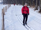 Závodní tra� na Kubíkov� vrchu