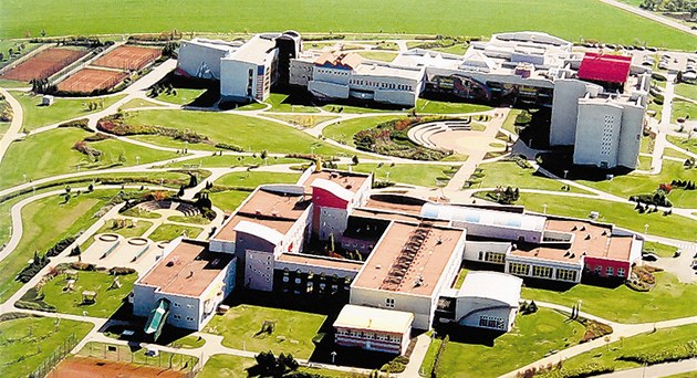Lázn� Klimkovice z pta�í perspektivy
