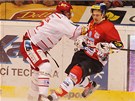 NA MANTINEL S TEBOU. V dohr�vce 50. kola extraligy si takto t�ineck� Klou�ek