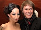 Ag�ta Hanychov� a jej� partner Miroslav Dopita 