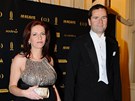 Nora Fridrichov� a Robert Z�ruba na Plesu v Ope�e (25.2. 2012)