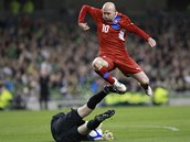 NEROZHODNĚ. V prvním zápase roku 2012 remizovali čeští fotbalisté v Irsku 1:1....