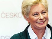 Europoslankyn� Zuzana Roithov� (KDU-�SL) p�i tiskov� konferenci ke kandidatu�e