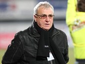 OBNOVENÁ PREMIÉRA. Trenér Petr Uličný opět vedl fotbalisty Olomouce v ligovém