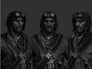 N�sleduj�c� obr�zky �dajn� poch�zej� z v�voje akce Doom 4