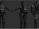 N�sleduj�c� obr�zky �dajn� poch�zej� z v�voje akce Doom 4
