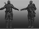 N�sleduj�c� obr�zky �dajn� poch�zej� z v�voje akce Doom 4