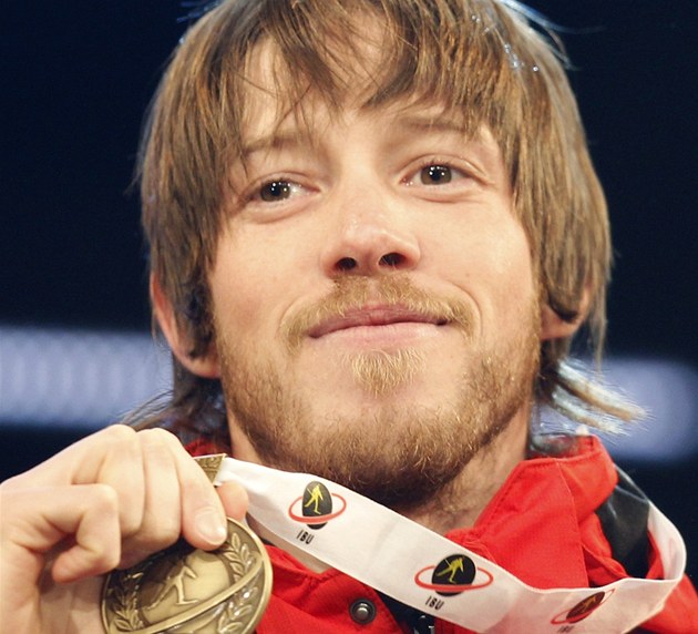 BRONZOVÝ. Jaroslav Soukup získal na mistrovství světa v biatlonu v Ruhpoldingu