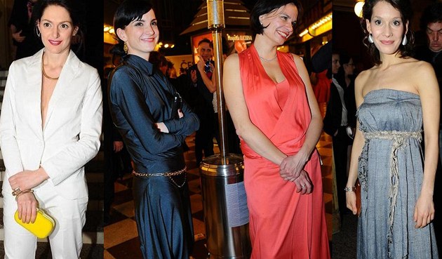 Klára Issová, Michaela Maurerová, Eli�ka Kaplický a Barbora Seidlová