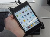 LG Optimus Vu na veletrhu v Barceloně