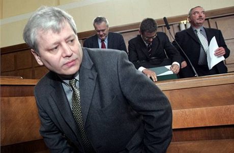 Petr Smetka - Petr Smetka u Vrchního soudu 6. �ervna 2006.