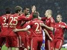 Hr��i Bayernu Mnichov slav� g�l v bundesligov�m z�pase s Herthou Berl�n.