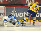 P�t� �tvrtfin�lov� z�pas play off hokejov� extraligy mezi Plzn� a Zl�nem