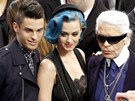 Baptiste Giabiconi, Katy Perry a Karl Lagerfeld  