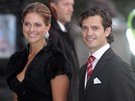 �v�dsk� princezna Madeleine a jej� bratr, princ Carl Philip 