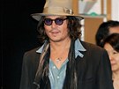 Johnny Depp na premi��e filmu Cizinec (Tokio, 3. b�ezna 2011)