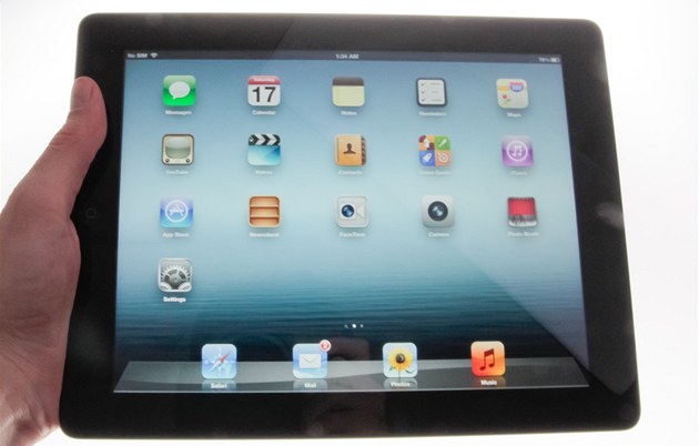 iPad (t�et� generace) - "hands-on review"