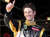 JSEM JEDNIČKA. Sébastien Grosjean z Lotusu byl největším překvapením