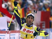 T�ET� ZLATO. Martin Fourcade si na MS v Ruhpoldingu p�ipsal v z�vodu s
