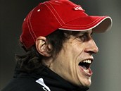 Martin Poustka, tren�r fotbalist� Slavie.