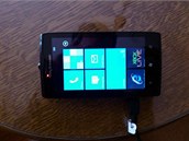 Prototyp smartphonu Sony Ericsson s Windows Phone