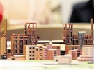 Projekt revitalizace Doln� oblasti V�tkovic na modelu z roku 2009. Maketa se