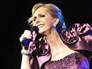 Helena Vondr��kov� b�hem koncertu v divadle ABC, kter� se konal v r�mci