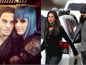 Baptiste Giabiconi s Katy Perry, Nikolett Barabasová a Russell Brand  
