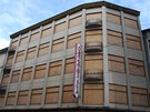 �alostn�  stav m�dn�ho domu Ostravica-Textilia v centru Ostravy.