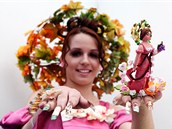Na veletrhu Interbeauty Prague se konala sout� v nail designu. (30. b�ezna...