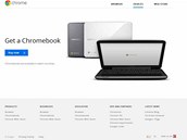 Google nyní nabízí na svých stránkách z hardware Chromebook