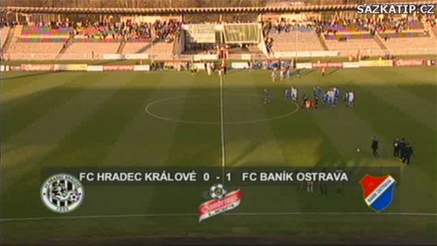 24. kolo fotbalové ligy: Hradec Králové - Ostrava 0:1 24. kolo fotbalové ligy: Hradec Králové - Ostrava 0:1