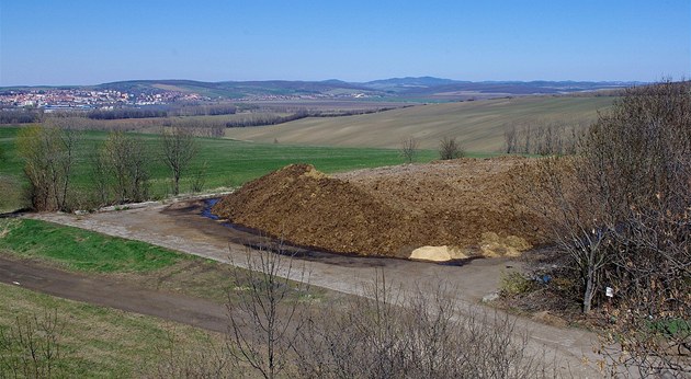 Nivnice: výhled na hnojiště