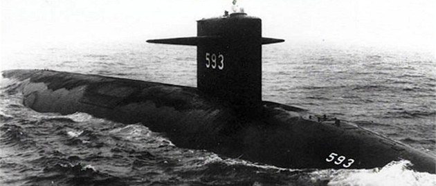 Potopen� �to�n� ponorky USS Tresher (SSN-593) je dodnes nejv�t�� ztr�tou v