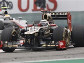 Kimi Raikkonen při Velké ceně Číny. Kimi Raikkonen při Velké ceně Číny.