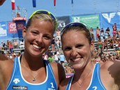 Markéta Sluková (vlevo) a Kristina Kolocová