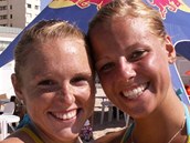 Kristina Kolocová (vlevo) a Markéta Sluková