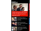 Aplikace iDnes.cz pro Windows Phone Aplikace iDnes.cz pro Windows Phone