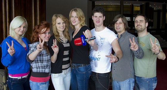 Finalist� Hlasu �eskoSlovenska: Ivanna Bagov�, Dominika �u��kov�, Simona