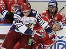NEBUDU SE S TEBOU MAZAT. Rus Anton Burdasov atakuje �esk�ho �to�n�ka Ji��ho