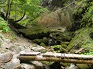 Z rozcest� Doln� diery vede �lut� turistick� zna�ka.