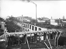 Stavba nov� lod� v roce 1924