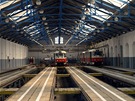 Interi�r p�vodn� prvn� haly (koleje 5�9) 26. 4. 2012. 