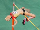 ELEGANCE NAD LAŤKOU. Německá výškařka Ariane Friedrichová v akci. ELEGANCE NAD LAŤKOU. Německá výškařka Ariane Friedrichová v akci.