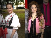 Kristýna Da�helová v kroji a v outfitu v sout�i Hlas �eskoSlovenska