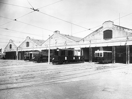 Vozovna �i�kov v roce 1927