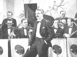 Orchestr zpěváka a skladatele R. A. Dvorského Melody Boys. Orchestr zpěváka a skladatele R. A. Dvorského Melody Boys.